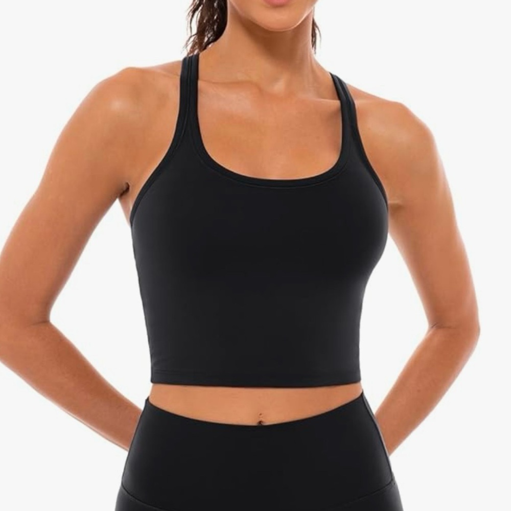 NWOT Lavento Racerback Crop Top